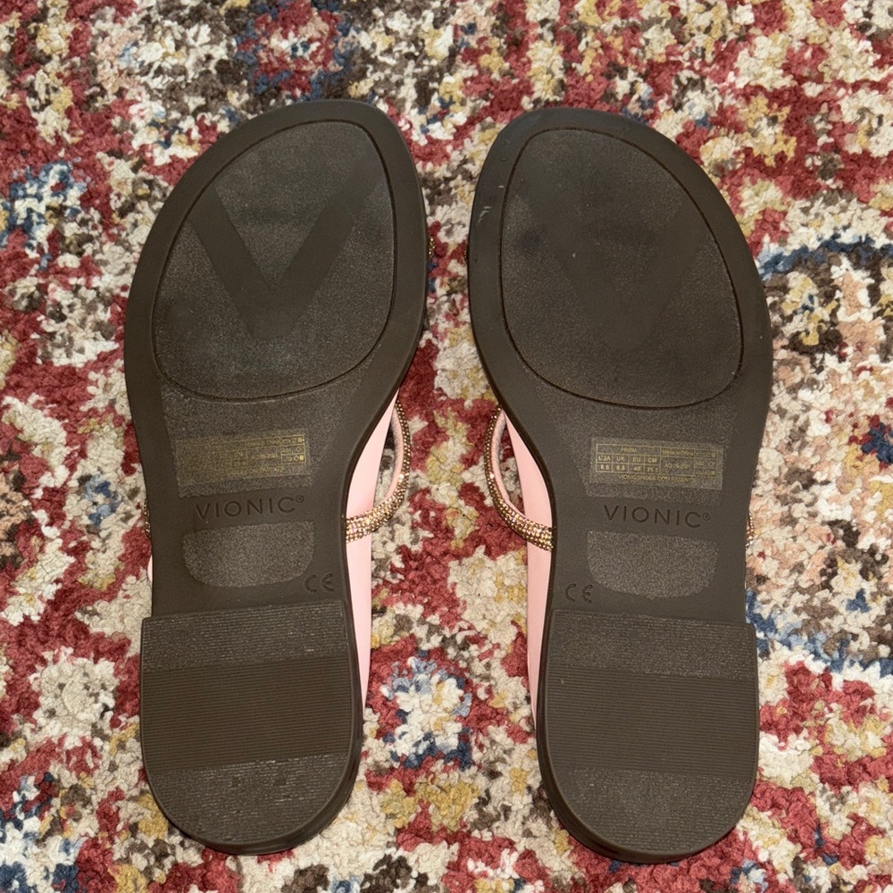 Vionic Prism Pink Strappy Sandals size 8.5 - Picture 2 of 5